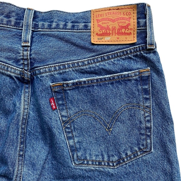 LEVI’S 501 Original Denim 150th Limited Edition NEW 29x30 Jeans Pieced Straight - Picture 8 of 12
